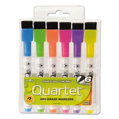Quartet&reg; Low-Odor ReWritables&trade; Dry Erase Mini-Marker Set