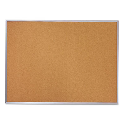 Mead&reg; Economy Cork Board with Aluminum Frame