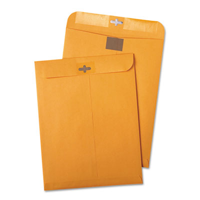 Quality Park&trade; Postage Saving ClearClasp&reg; Kraft Envelope