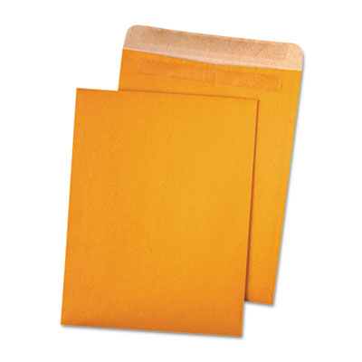 Quality Park&trade; 100% Recycled Brown Kraft Redi-Seal&trade; Envelope
