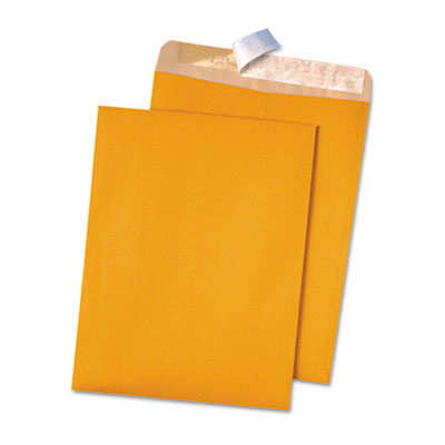 Quality Park&trade; 100% Recycled Brown Kraft Redi-Strip&trade; Envelope