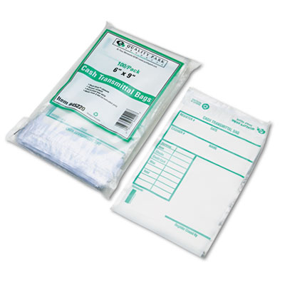 Quality Park™ Clear Cash Transmittal Bags Quality Park™ Clear Cash Transmittal Bags