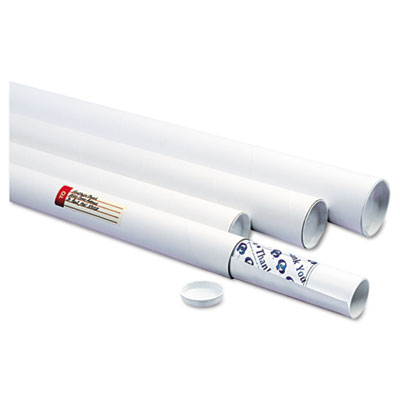 Quality Park&trade; White Mailing Tubes