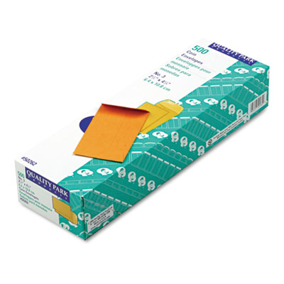 Quality Park&trade; Kraft Coin and Small Parts Envelope