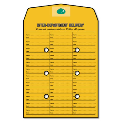 Quality Park™ Brown Kraft Redi-Tac™ Box-Style Interoffice Envelope Quality Park™ Brown Kraft Redi-Tac™ Box-Style Interoffice Envelope