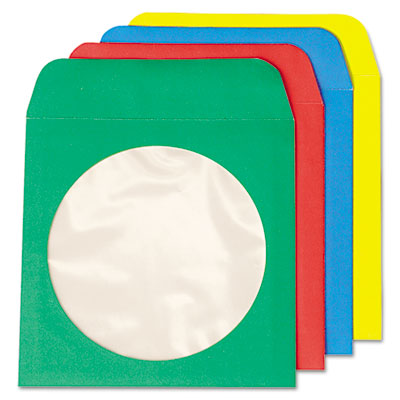 Quality Park™ Colored CD/DVD Paper Sleeves Quality Park™ Colored CD/DVD Paper Sleeves