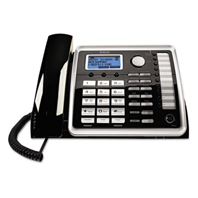 RCA&reg; ViSYS&trade; Two-Line Corded/Cordless Expandable Phone System