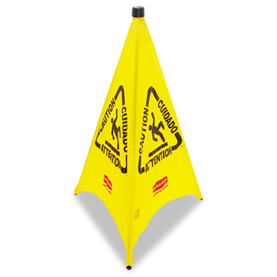 Rubbermaid&reg; Commercial Multilingual Pop-Up Safety Cone