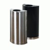 Rubbermaid&reg; Commercial European &amp; Metallic Series Open Top Half-Round Receptacle