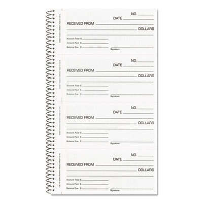 Rediform&reg; Money and Rent Unnumbered Receipt Book