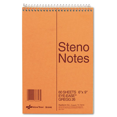 National&reg; Standard Spiral Steno Book