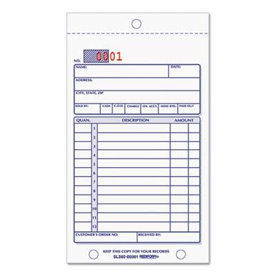Rediform&reg; Sales Book