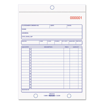 Rediform&reg; Sales Book