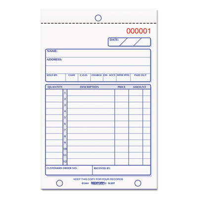 Rediform&reg; Sales Book