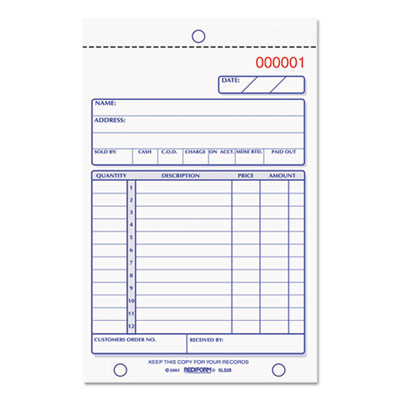 Rediform&reg; Sales Book