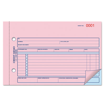 Rediform&reg; Credit Memo Book