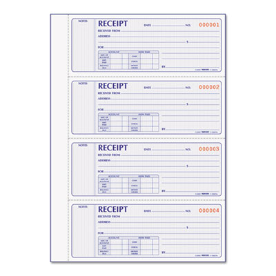 Rediform&reg; Receipt Book