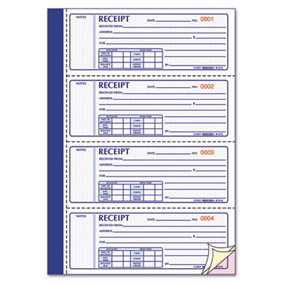 Rediform&reg; Money Receipt Book