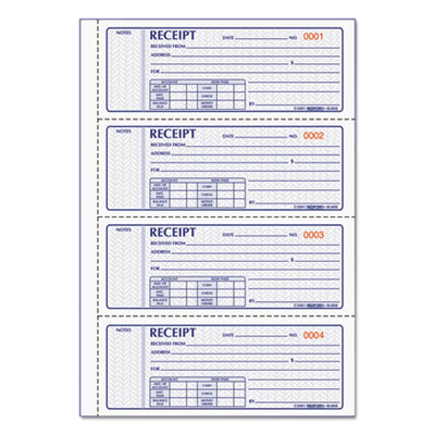 Rediform&reg; Money Receipt Book