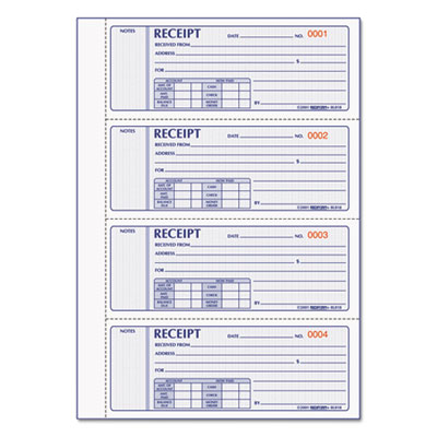 Rediform&reg; Money Receipt Book