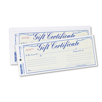Rediform&reg; Gift Certificates with Envelopes