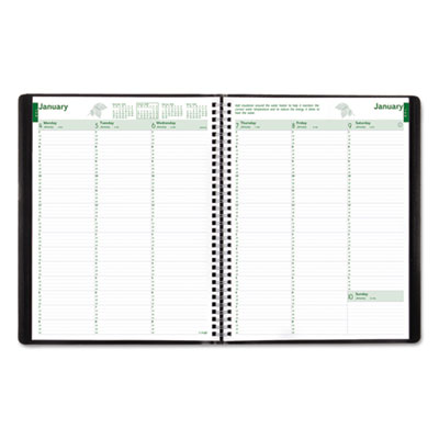 Brownline&reg; EcoLogix Recycled Weekly Planner With Timed Appointments