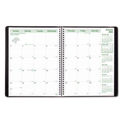 Brownline&reg; EcoLogix Recycled Monthly Planner