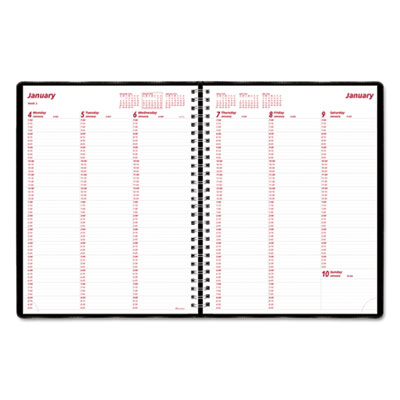 Brownline&reg; Essential Collection Weekly Appointment Book in Columnar Format