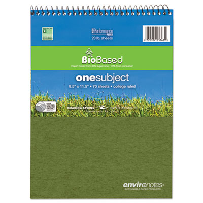 Roaring Spring&reg; Environotes&reg; Sugarcane Notebook