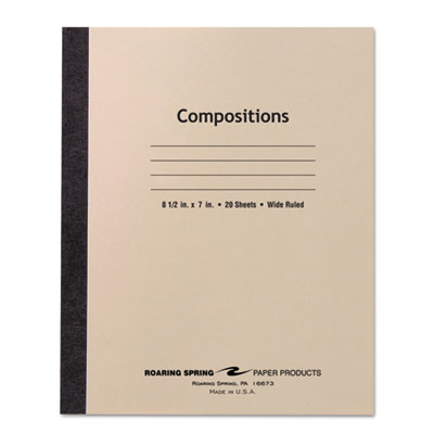Roaring Spring&reg; Stitched Cover Composition Book