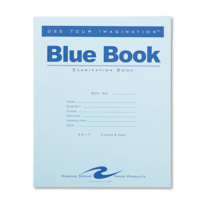 Roaring Spring&reg; Examination Blue Book