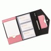 Rolodex&trade; Resilient Pink Business Card Book