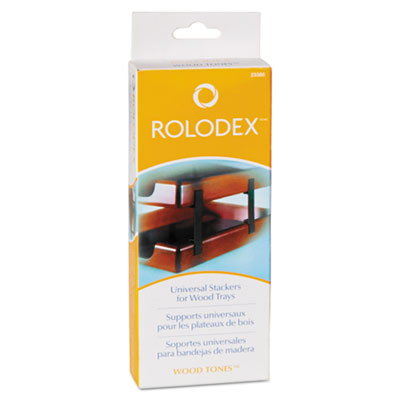 Rolodex&trade; Wood Tones&trade; Desk Tray Stackers