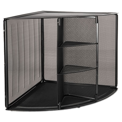 Rolodex&trade; Mesh Corner Desktop Shelf