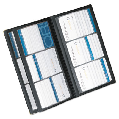 Rolodex&trade; 192-Card Capacity Vinyl Business Card Book