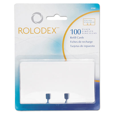Rolodex&trade; Refill Cards For Business Card Trays