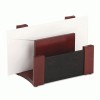 Rolodex&trade; Wood &amp; Faux Leather Desktop Sorter