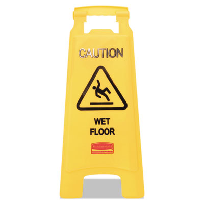 Rubbermaid&reg; Commercial &ldquo;Caution Wet Floor&rdquo; Floor Sign