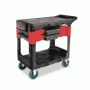 Rubbermaid&reg; Commercial Two-Shelf Trades Cart
