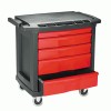 Rubbermaid&reg; Commercial Five-Drawer Mobile Workcenter