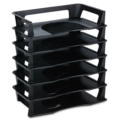 Rubbermaid&reg; Regeneration&reg; Recycled Plastic Letter Tray