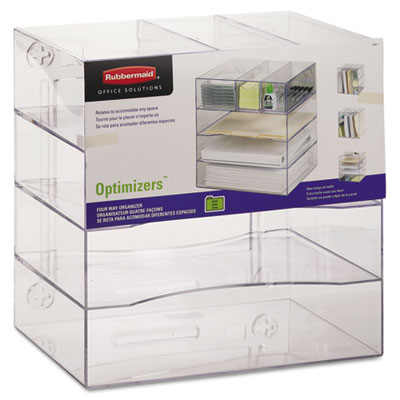 Rubbermaid&reg; Optimizers&trade; Multifunctional Four-Way Organizer with Drawers