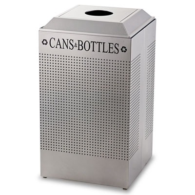 Rubbermaid&reg; Commercial Silhouette Square Recycling Collection