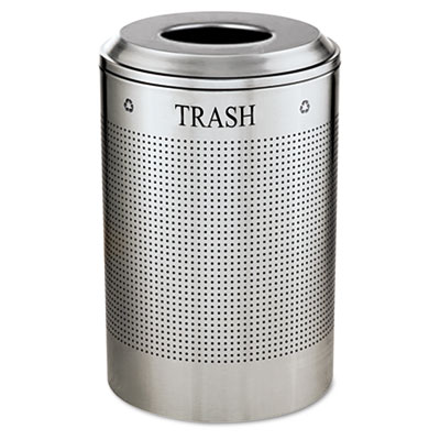 Rubbermaid&reg; Commercial Silhouette Round Recycling Collection