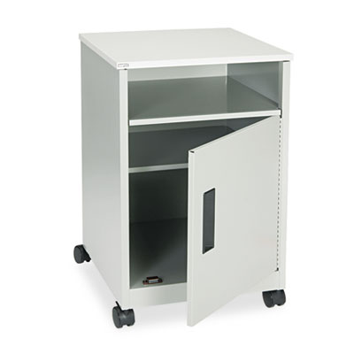 Safco&reg; Steel Machine Stand with Open Storage Compartment