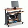 Safco&reg; Muv&trade; 28&quot; Adjustable-Height Mini-Tower Computer Desk