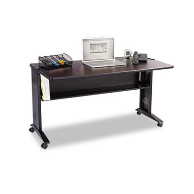 Safco&reg; Mobile Computer Desk with Reversible Top