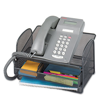 Safco&reg; Onyx&trade; Mesh Telephone Stand