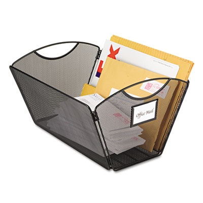 Safco&reg; Onyx&trade; Mesh Desktop Tub File