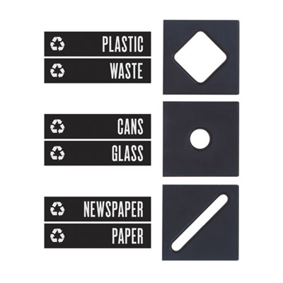 Safco&reg; Public Square&reg; Recycling Container Lid